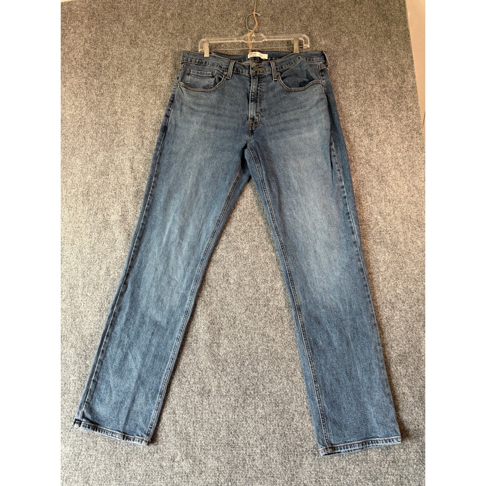 Levi Strauss Signature Athletic Fit Jeans Mens W36 L34 Blue Denim Casual‎